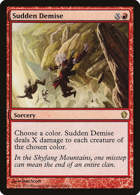 Sudden Demise · Commander 2013 124/356