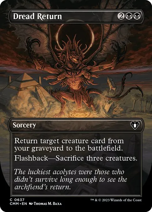 Dread Return · Commander Masters 637/1067