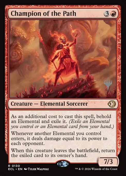 Champion of the Path · Lorwyn Eclipsed Promos 130p/87
