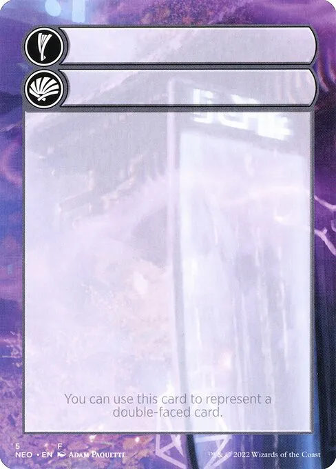 Double-Faced Substitute Card · Kamigawa: Neon Dynasty Substitute Cards 5/9