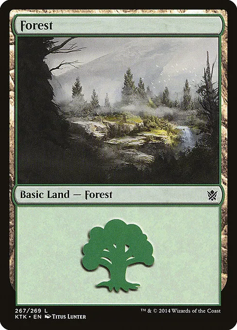 Forest · Khans of Tarkir 267/293