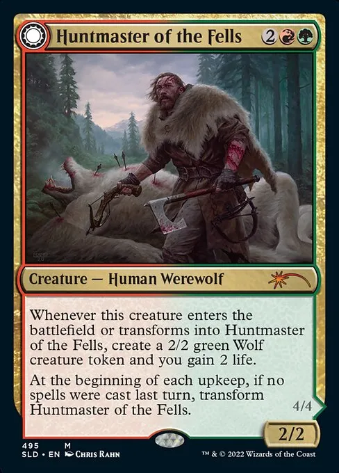 Huntmaster of the Fells // Ravager of the Fells · Secret Lair Drop 495/2547