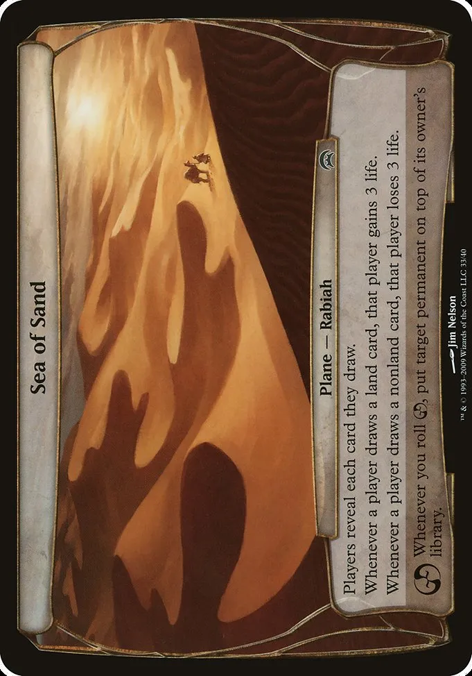 Sea of Sand · Planechase Planes 33/40