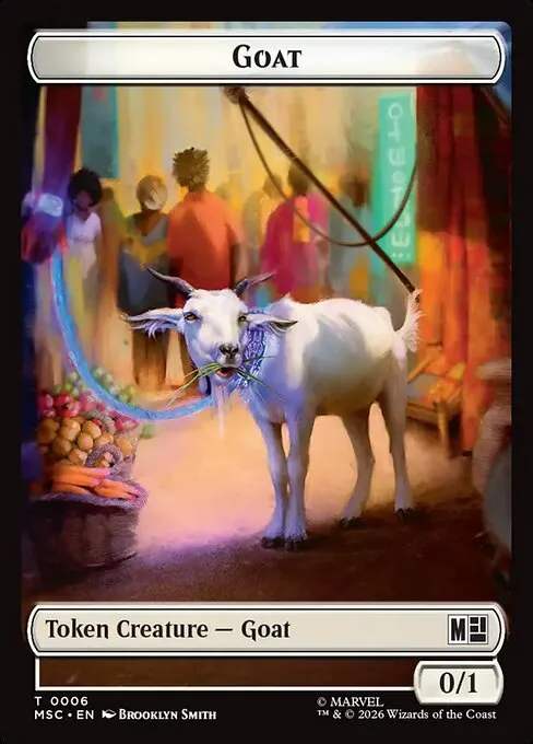 Goat · Marvel Super Heroes Commander Tokens 6/32