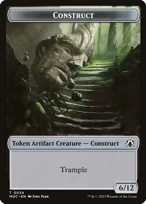 Construct · March of the Machine Commander Tokens 34/46