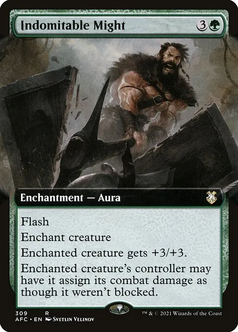 Indomitable Might · Forgotten Realms Commander 309/331