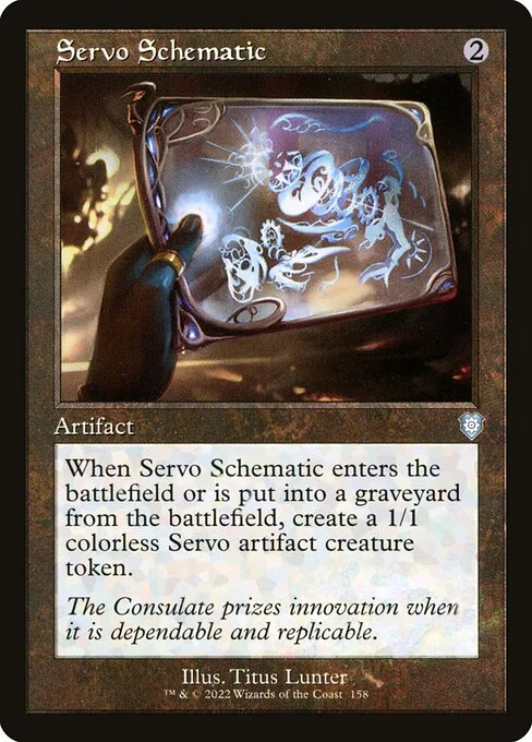 Servo Schematic · The Brothers' War Commander 158/209