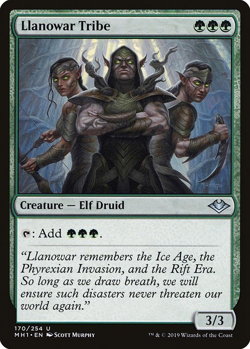 Llanowar Tribe · Modern Horizons 170/255