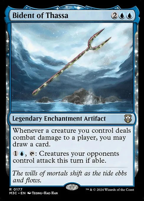 Bident of Thassa · Modern Horizons 3 Commander 177/398