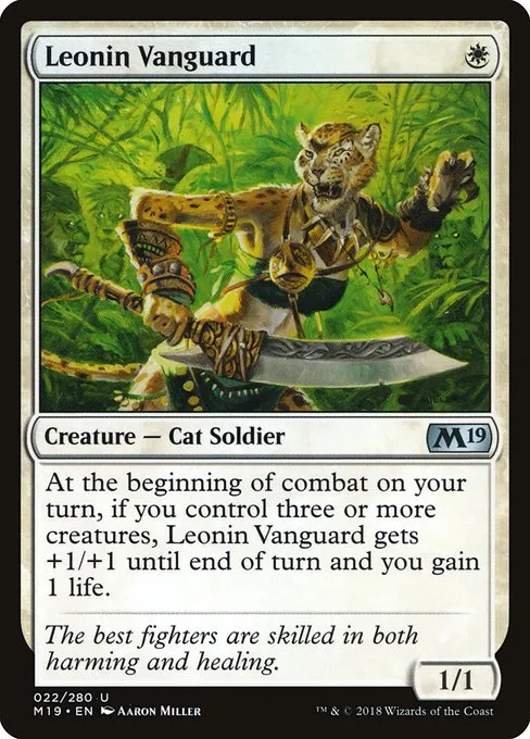 Leonin Vanguard · Core Set 2019 22/314