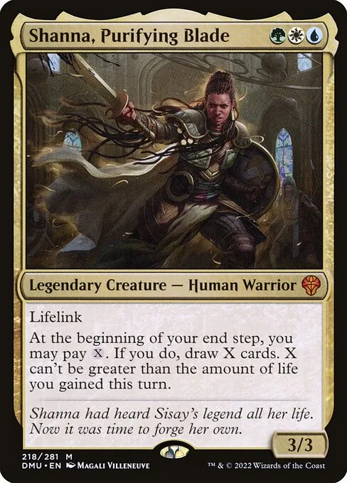 Shanna, Purifying Blade · Dominaria United 218/453
