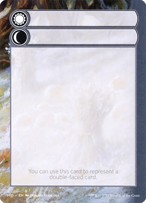 Double-Faced Substitute Card · Innistrad: Midnight Hunt Substitute Cards 6/9