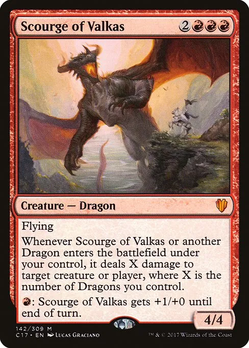 Scourge of Valkas · Commander 2017 142/309