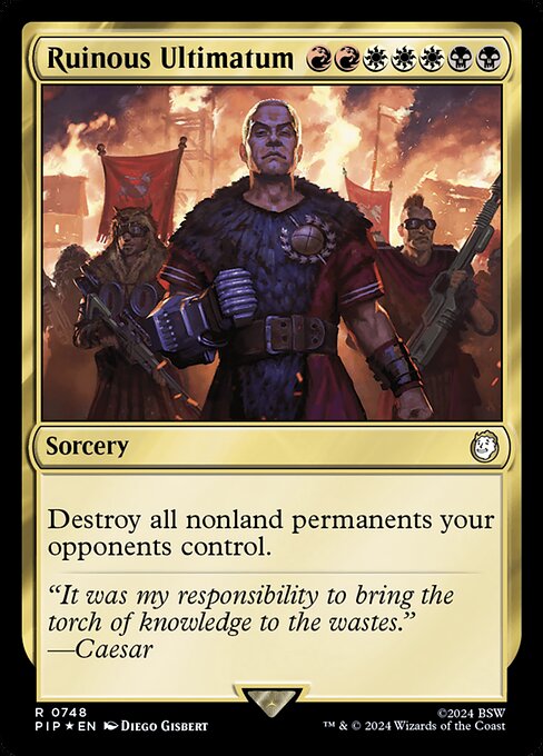 Ruinous Ultimatum · Fallout 748/1068