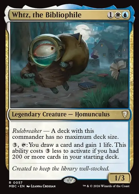 Whtz, the Bibliophile · Mystery Booster: Commander Edition 57/2