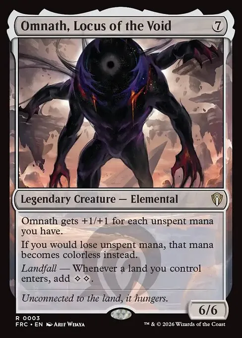 Omnath, Locus of the Void · Reality Fracture Commander 3/2