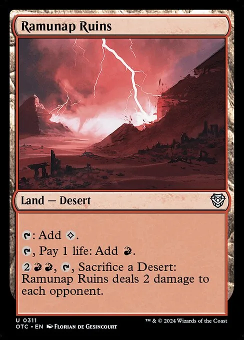 Ramunap Ruins · Outlaws of Thunder Junction Commander 311/342