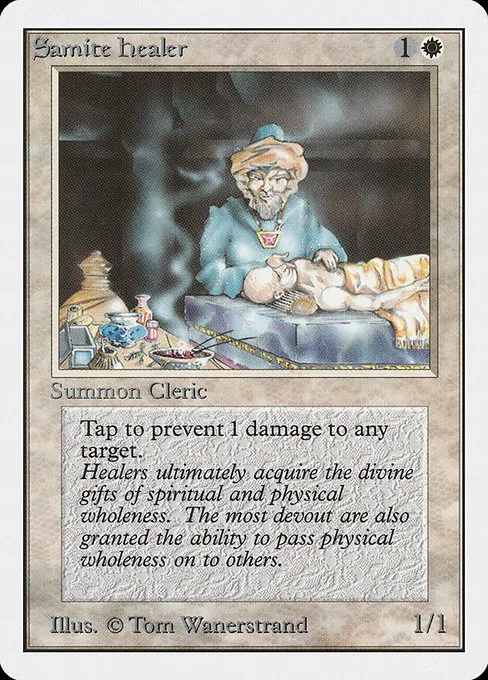 Samite Healer · Unlimited Edition 38/302