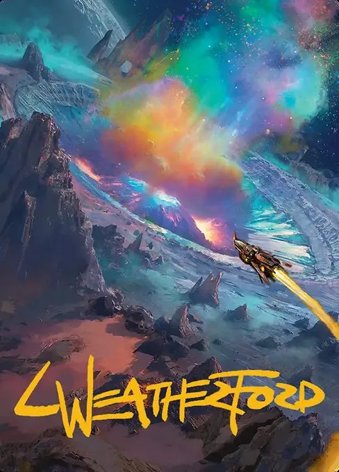 Meteor Crater // Meteor Crater · Edge of Eternities Art Series 45/54