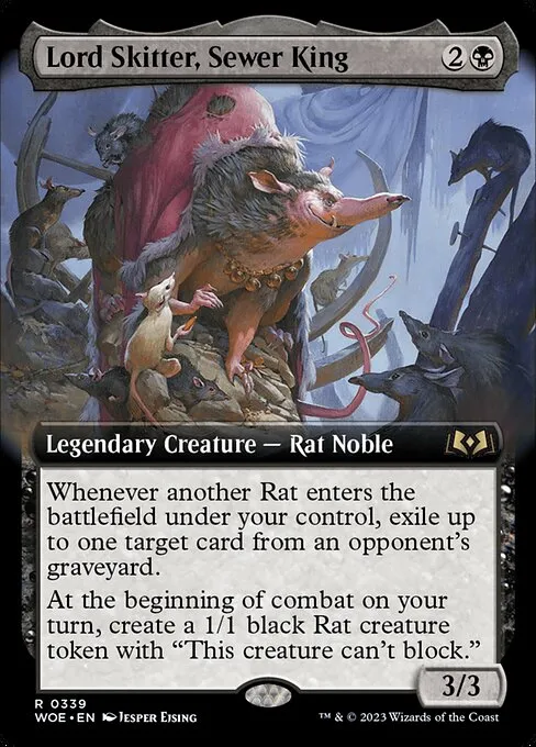 Lord Skitter, Sewer King · Wilds of Eldraine 339/381