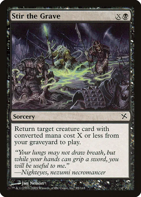 Stir the Grave · Betrayers of Kamigawa 85/165