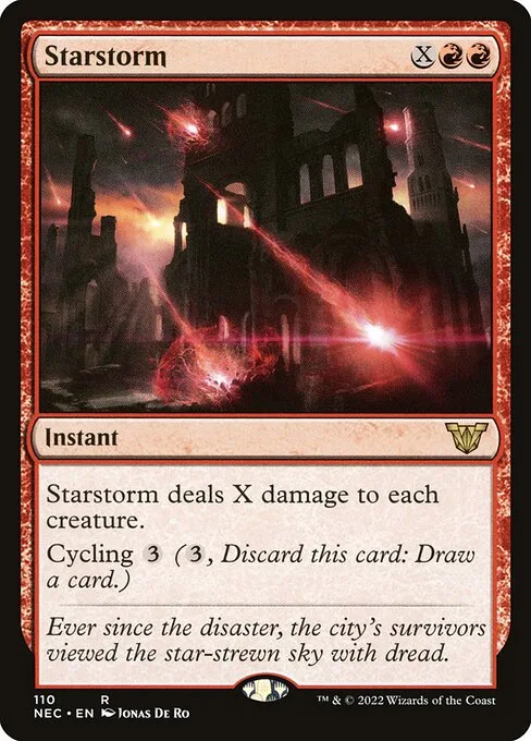 Starstorm · Neon Dynasty Commander 110/179