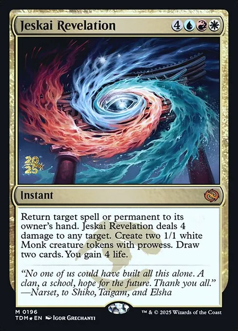 Jeskai Revelation · Tarkir: Dragonstorm Promos 196s/160