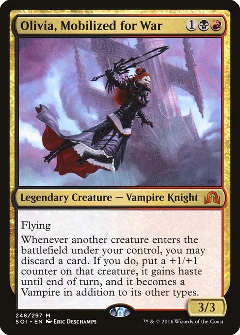 Olivia, Mobilized for War · Shadows over Innistrad 248/302