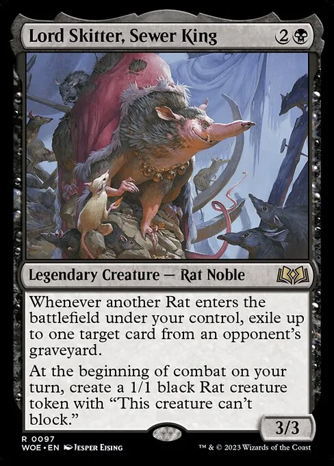 Lord Skitter, Sewer King · Wilds of Eldraine 97/381