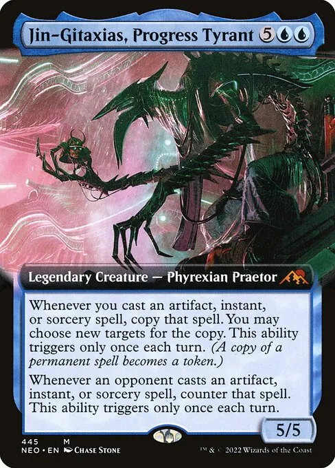 Jin-Gitaxias, Progress Tyrant · Kamigawa: Neon Dynasty 445/531