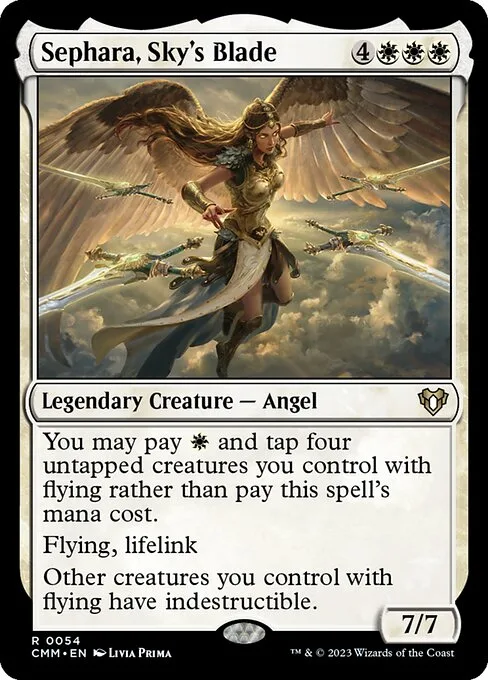 Sephara, Sky's Blade · Commander Masters 54/1067