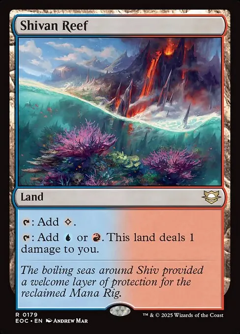 Shivan Reef · Edge of Eternities Commander 179/191