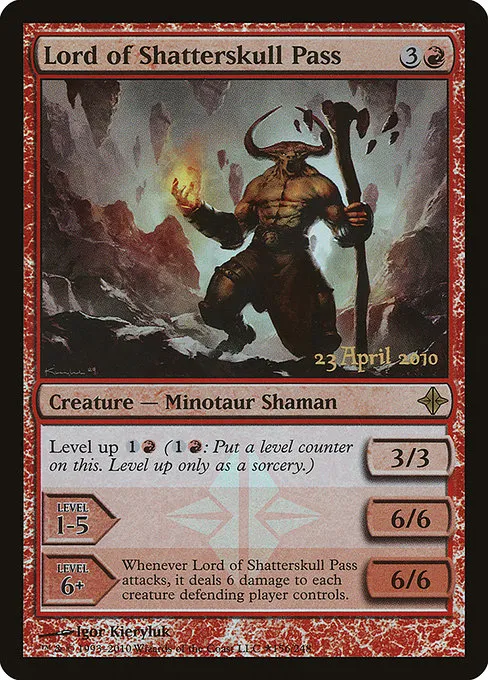 Lord of Shatterskull Pass · Rise of the Eldrazi Promos 156★/4