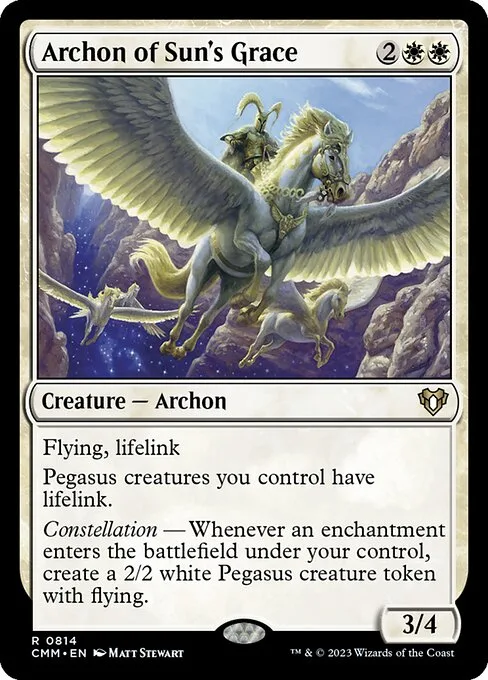 Archon of Sun's Grace · Commander Masters 814/1067
