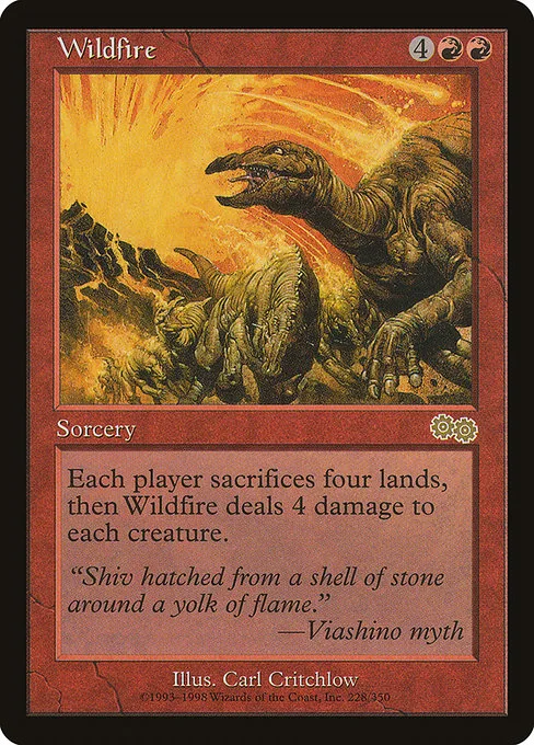 Wildfire · Urza's Saga 228/357