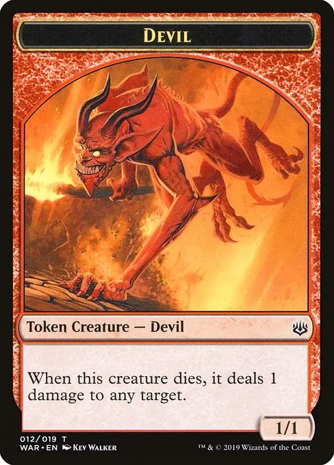 Devil · War of the Spark Tokens 12/19