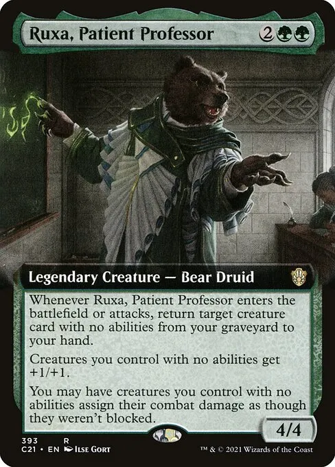 Ruxa, Patient Professor · Commander 2021 393/409