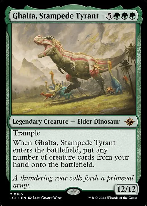 Ghalta, Stampede Tyrant · The Lost Caverns of Ixalan 185/416