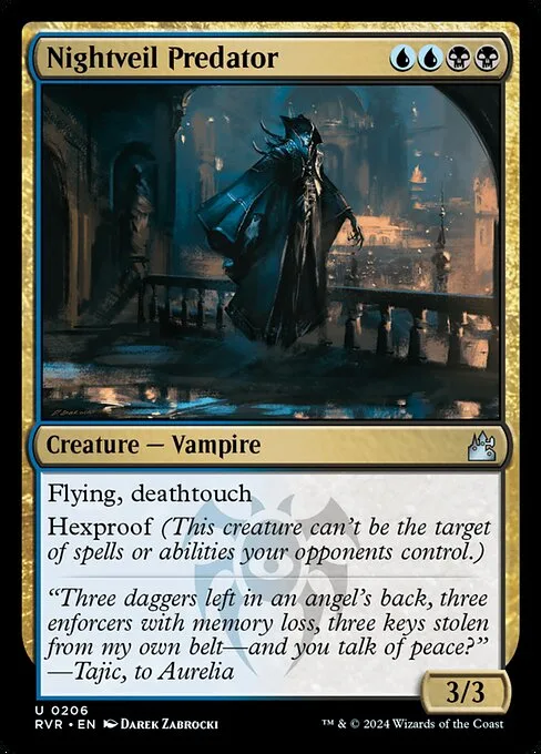 Nightveil Predator · Ravnica Remastered 206/531