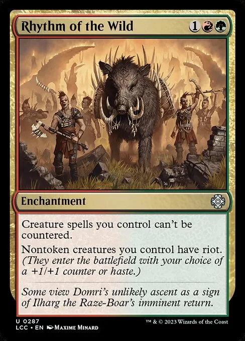 Rhythm of the Wild · The Lost Caverns of Ixalan Commander 287/370