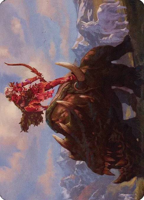 Meria's Outrider // Meria's Outrider · Dominaria United Art Series 37/81