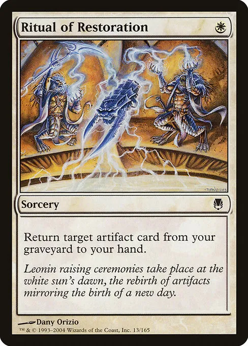 Ritual of Restoration · Darksteel 13/165