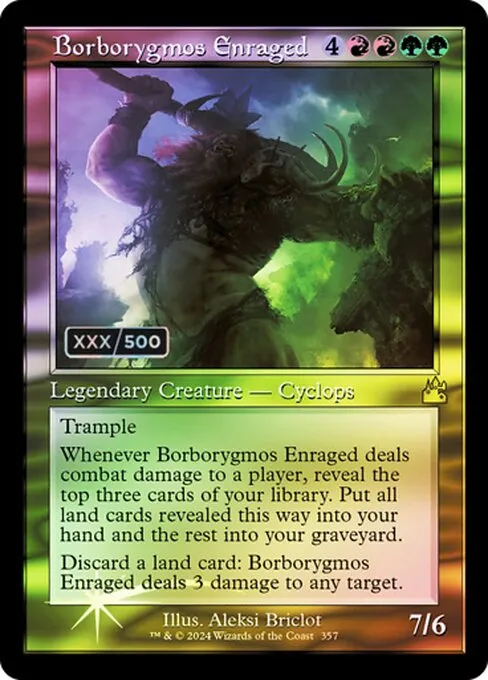 Borborygmos Enraged · Ravnica Remastered 357z/531