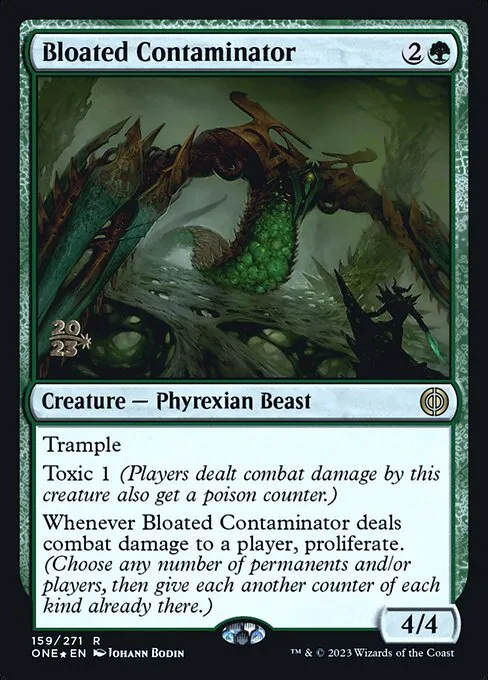 Bloated Contaminator · Phyrexia: All Will Be One Promos 159s/160