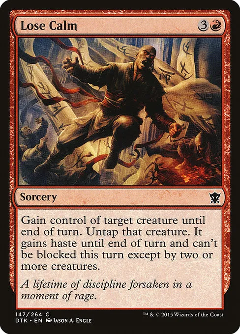 Lose Calm · Dragons of Tarkir 147/264