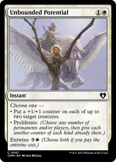 Unbounded Potential · Commander Masters 67/1067