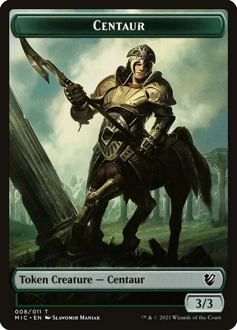 Centaur · Midnight Hunt Commander Tokens 8/11