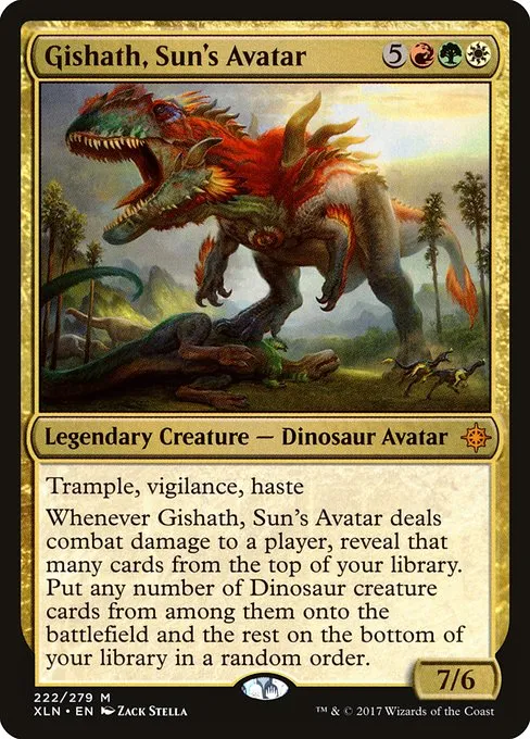 Gishath, Sun's Avatar · Ixalan 222/289