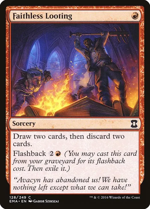 Faithless Looting · Eternal Masters 128/249