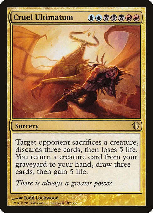 Cruel Ultimatum · Commander 2013 182/356